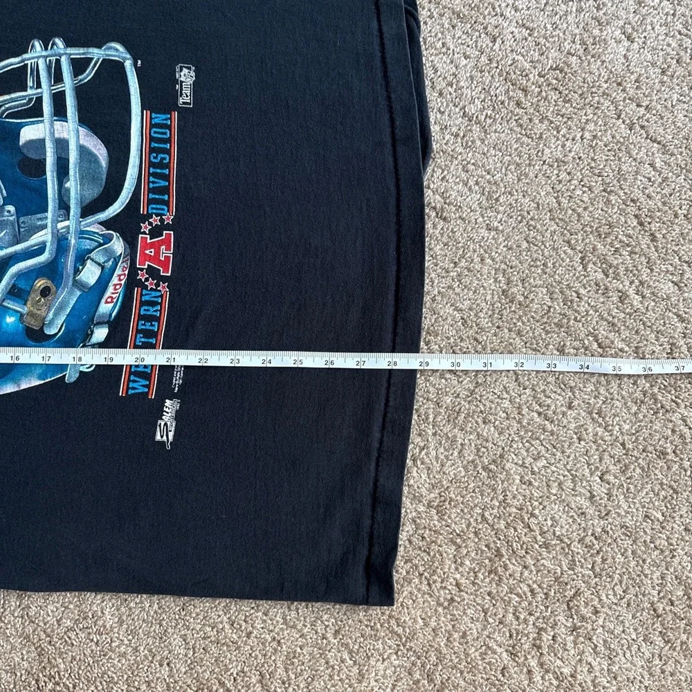 Vintage 1992 Salem Sportswear Denver Broncos Helmet Single Stitch T Shirt XL